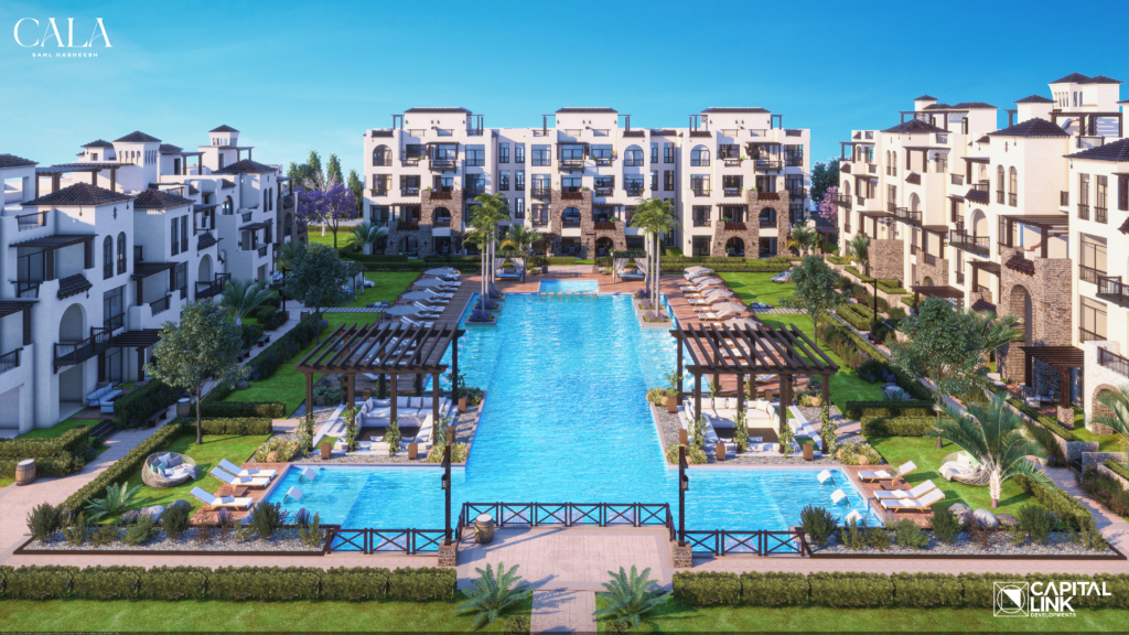 Cala residential project in Hurghada with luxury apartments and poolside living