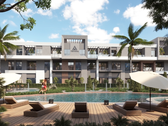 Modern 2-Bedroom Apartment at Trivana Hurghada with Pool and City View