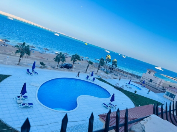 Luxury beachfront apartments at The View Compound Hurghada with pool and panoramic Red Sea views