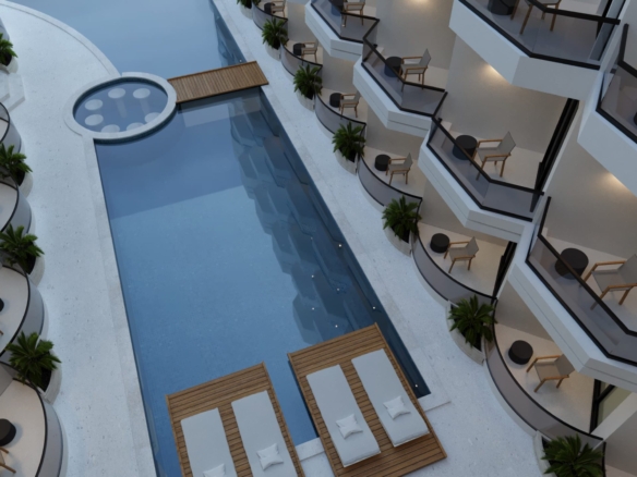 Dive into the infinity pool with endless Red Sea views at Storia Del Mare.