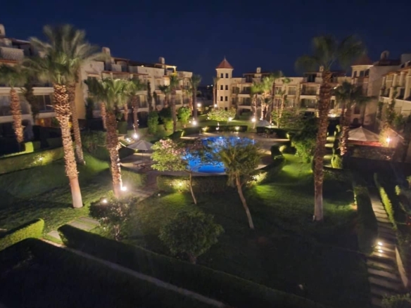 Relax by the infinity pool at Veranda Resort Sahl Hasheesh and enjoy the serene Red Sea atmosphere.