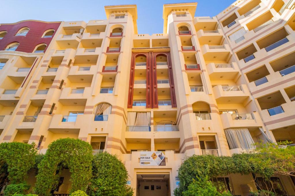 Front view of Florenza Khamsin showcasing elegant Mediterranean-inspired architecture and luxurious design elements.