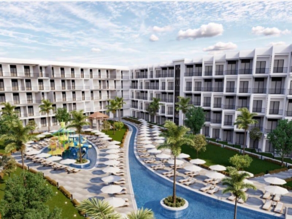 Enjoy the serene pool area at Bella Bay Hurghada, combining relaxation, elegance, and scenic Red Sea surroundings.