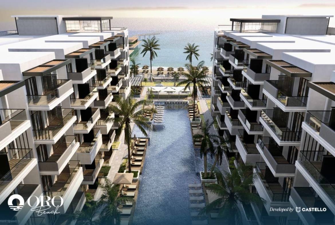 Sea view apartments at Oro Beach Resort Hurghada near the Red Sea coast