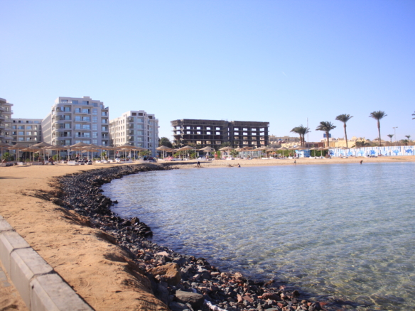 A stunning aerial view of Scandic Hurghada, where Scandinavian simplicity meets Red Sea beauty.