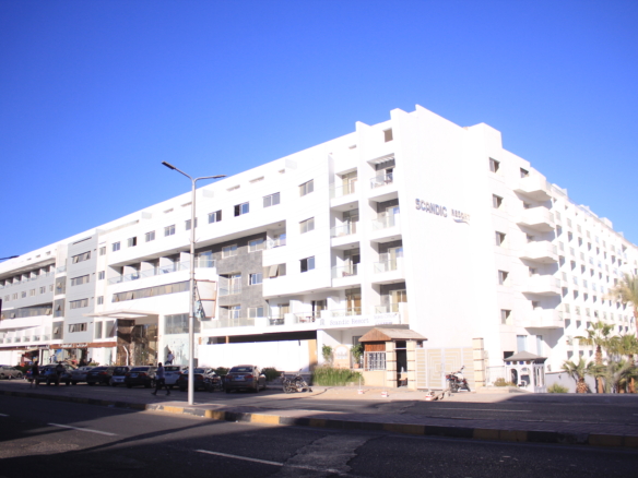 Scandinavian architecture brought to life in Hurghada — modern lines, soft colors, and natural textures.