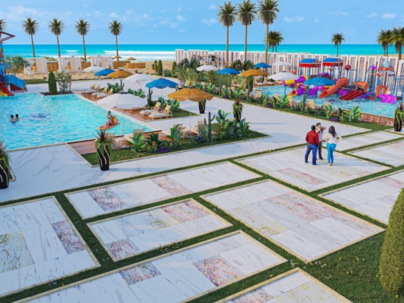 Relax by the pool at Lavanda and enjoy a tranquil escape surrounded by modern elegance and resort-style comfort.