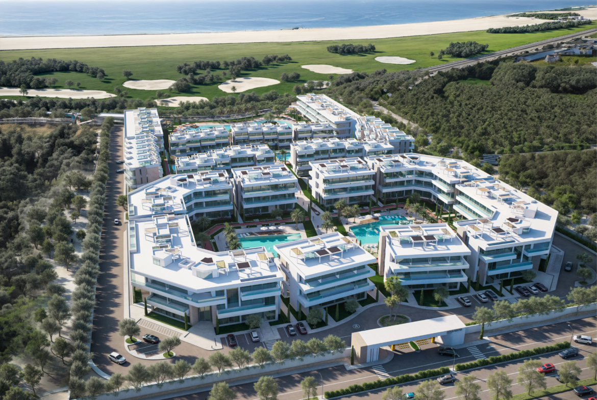 People enjoying a relaxed resort lifestyle in Soulferyo Sahl Hasheesh community areas