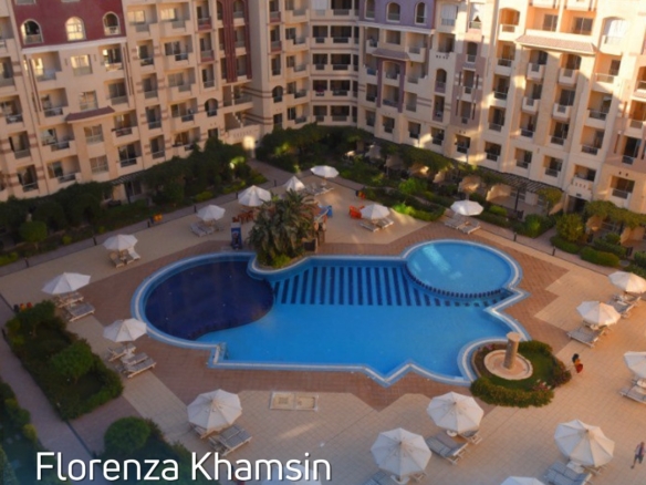 Elegant Mediterranean-style architecture in the heart of Hurghada’s Khamsin district.