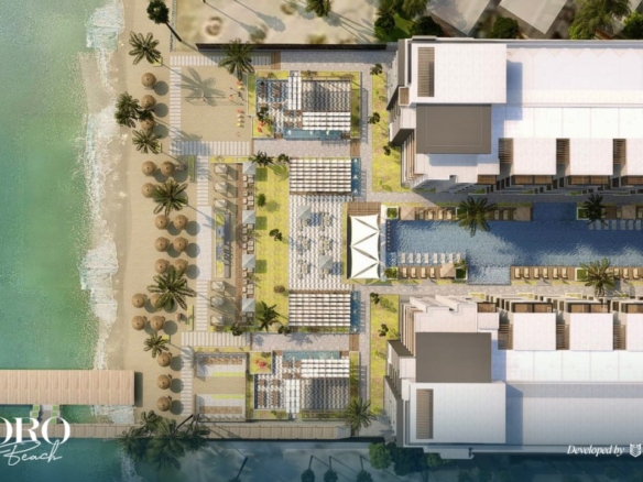 1-Bedroom Apartment Oro Beach El Ahyaa Hurghada with side sea view and modern interior