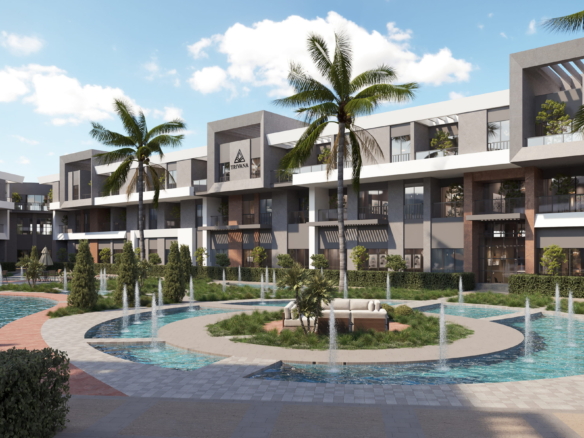 “1-Bedroom Apartment with Private Garden – modern design and landscaped outdoor space”