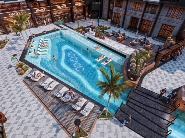 3 bedroom apartment in Iconic Resort featuring a spacious layout and modern residential design