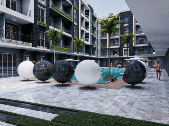 Luxury apartments and studios at Mark Resort Hurghada