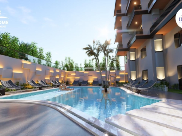 Luxury beachfront apartments at Ibiza Bay Hurghada with private beach and sea view