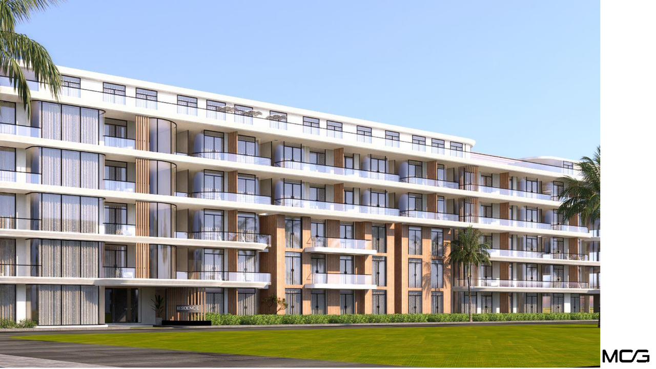 Studio Pool View apartment overlooking a modern swimming pool in Hurghada