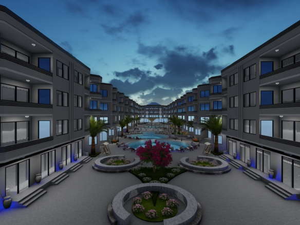 Amasya Resort Hurghada landscaped areas and open spaces