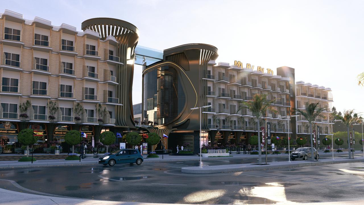 شاليهات استثمارية فاخرة للبيع على البحر الأحمر مع مرافق حديثة