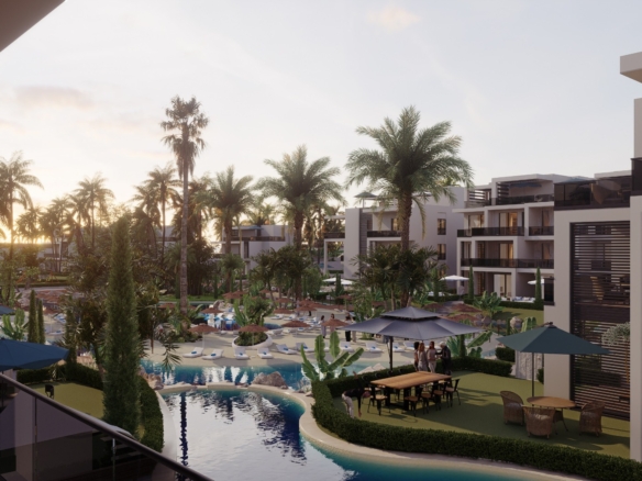 4Bedrooms with private pool&Garden in Hurghada modern apartment