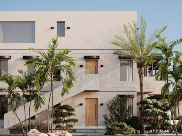 Property prices in Hurghada Egypt showing modern residential buildings, beachfront apartments, and real estate market growth