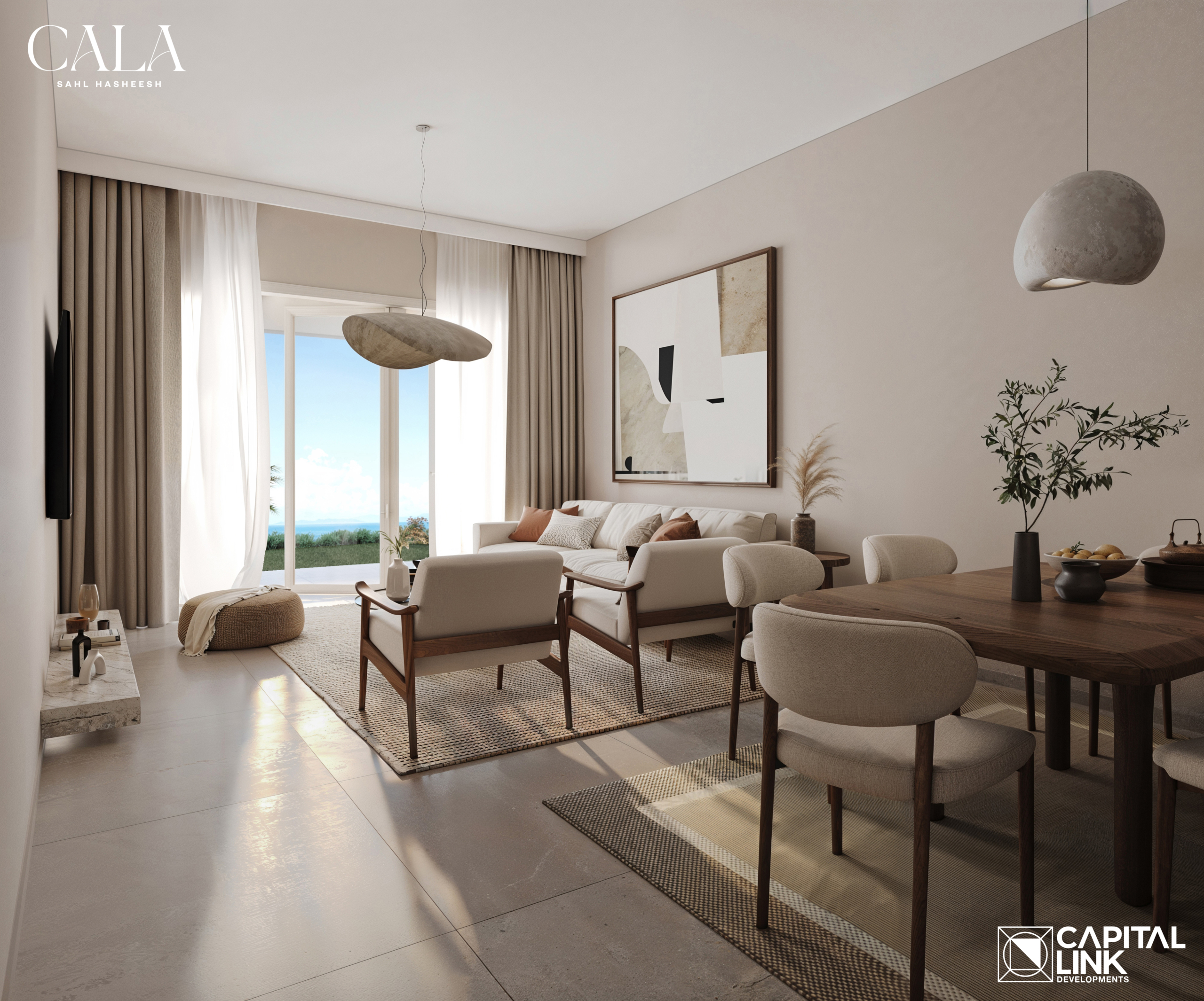 Sahl Hasheesh investment properties with payment plans beachfront view