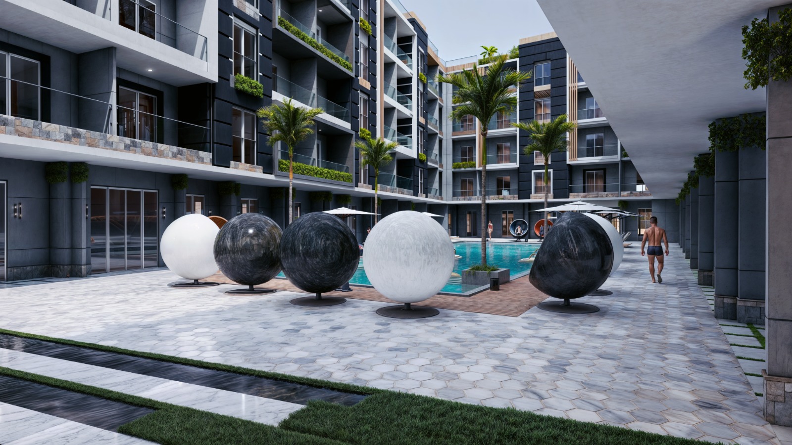 apartments in Kawther district
