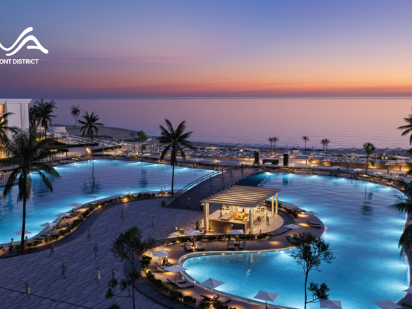 2BR Duplex with Garden in Riva with sandy beach