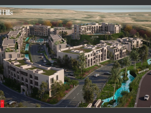 Red Hills Sahl Hasheesh luxury resort-style apartments exterior view