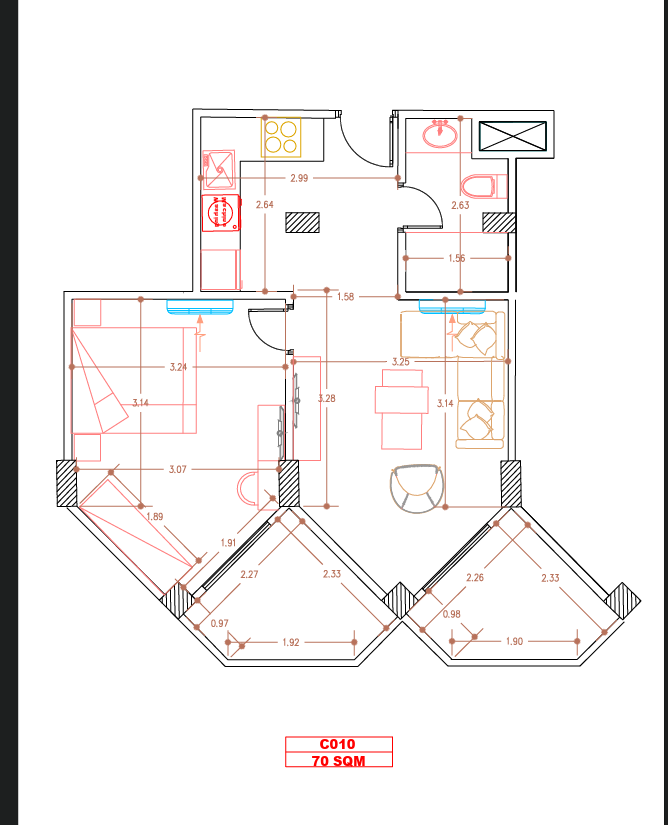 1 Bedroom 