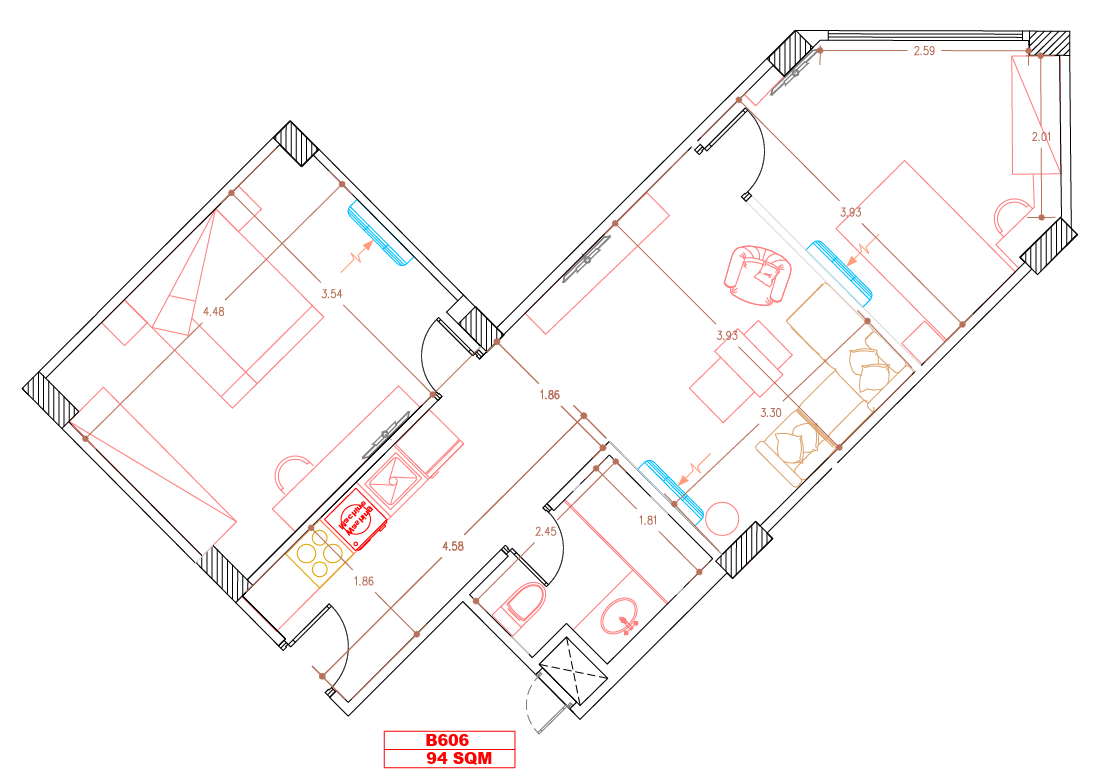2 Bedroom