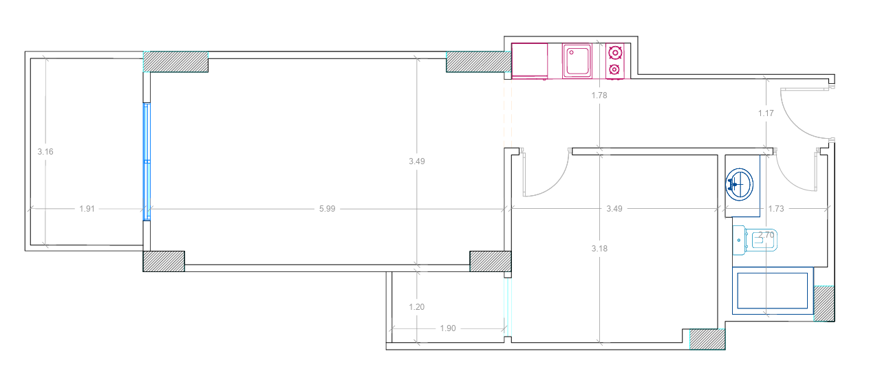 1 Bedroom 