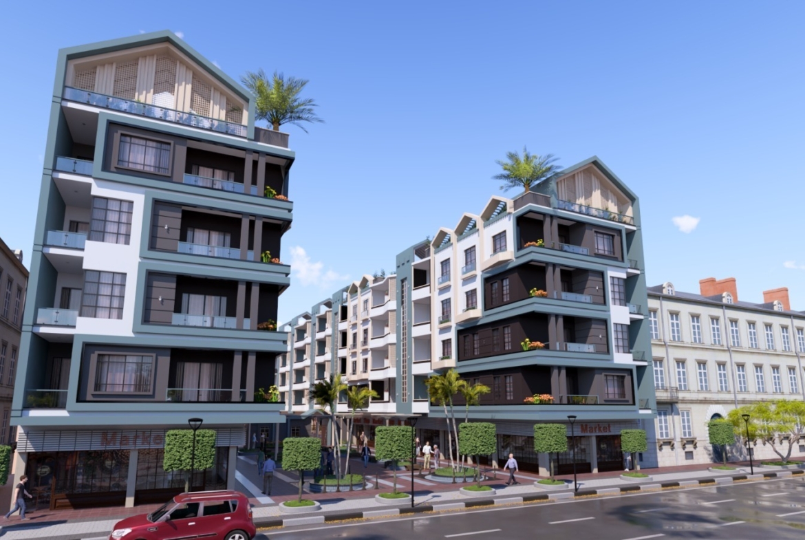Investment concept visualization for Hurghada Heights showing growth and modern coastal development