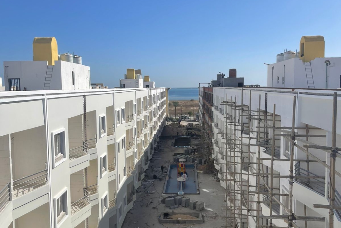 Modern apartments and luxury facilities at Grand Rock Resort Hurghada