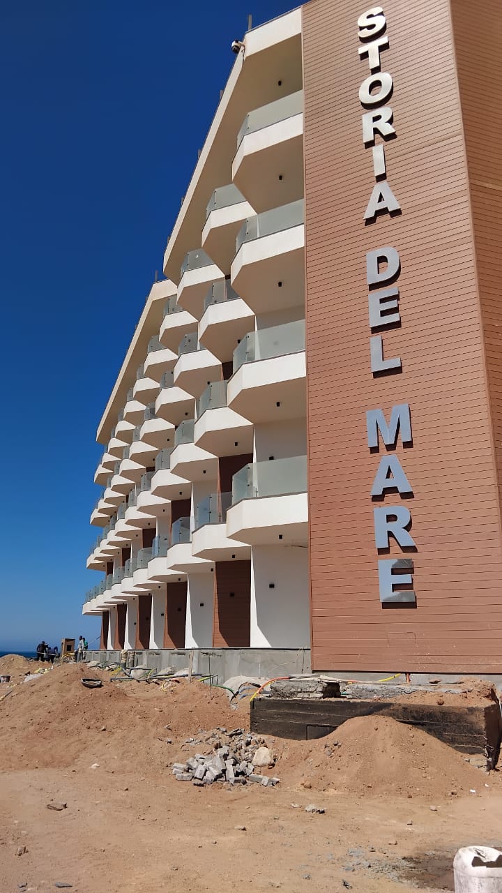 Studio with private beach at Storia del mare