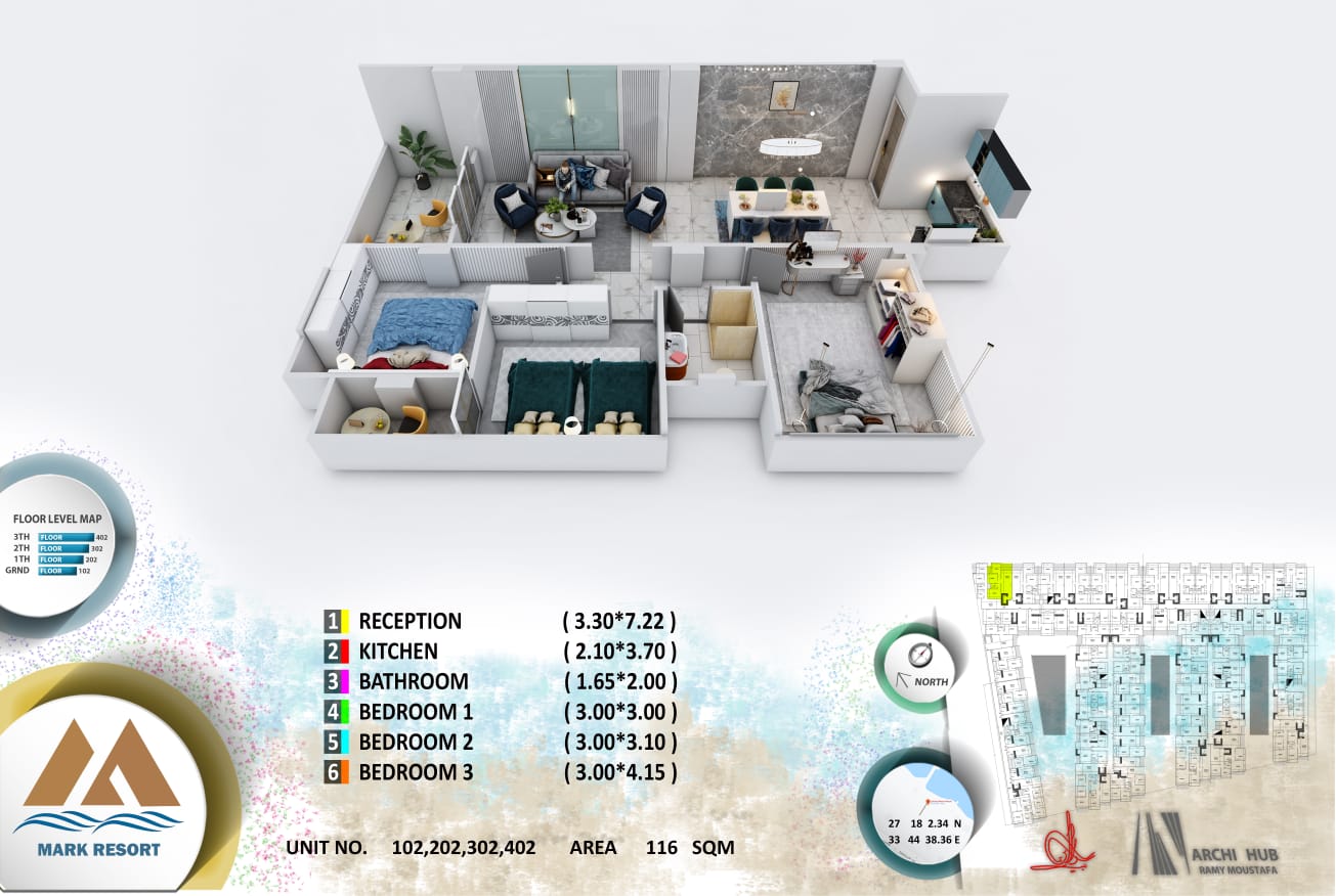 3 Bed-room
