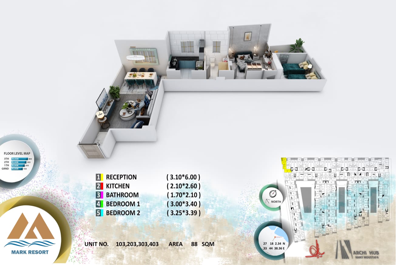 2 Bed-room