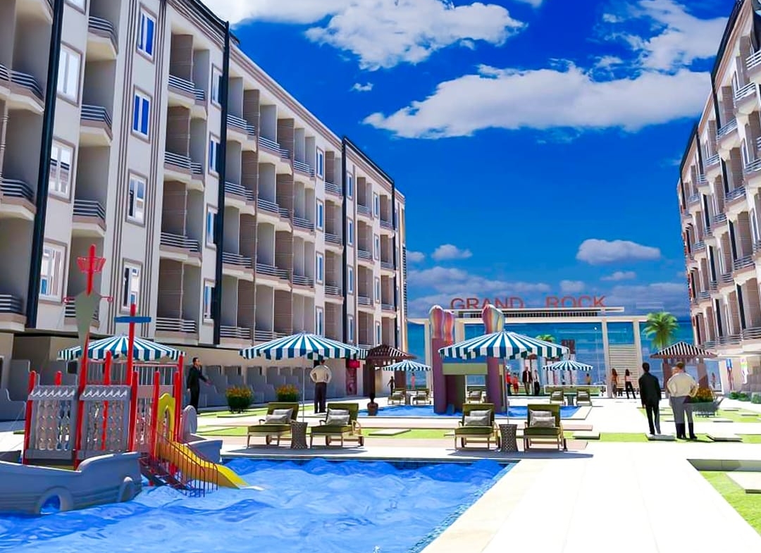 Exterior design and luxury lifestyle at Grand Rock Resort Hurghada