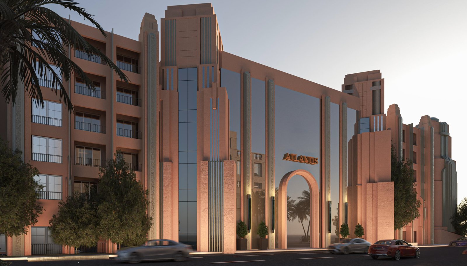 Atlantis Resort Hurghada – Modern Coastal Living and Residential Community Modern residential buildings and landscaped community areas at Atlantis Resort Hurghada in a coastal Red Sea location