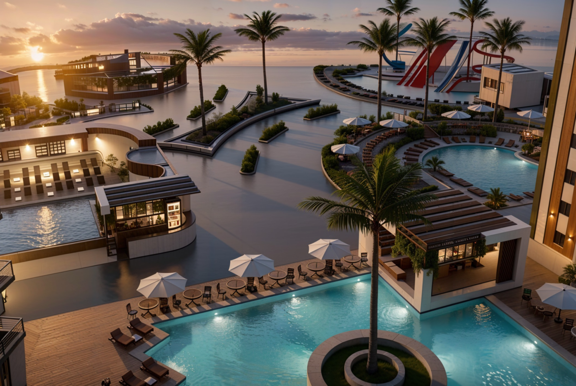 Hayat Resort Hurghada luxury residential buildings Red Sea