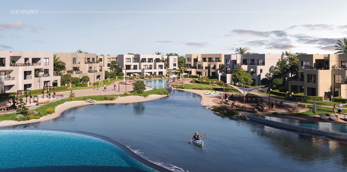 Modern apartments and landscaped community at Makadi Heights Hurghada
