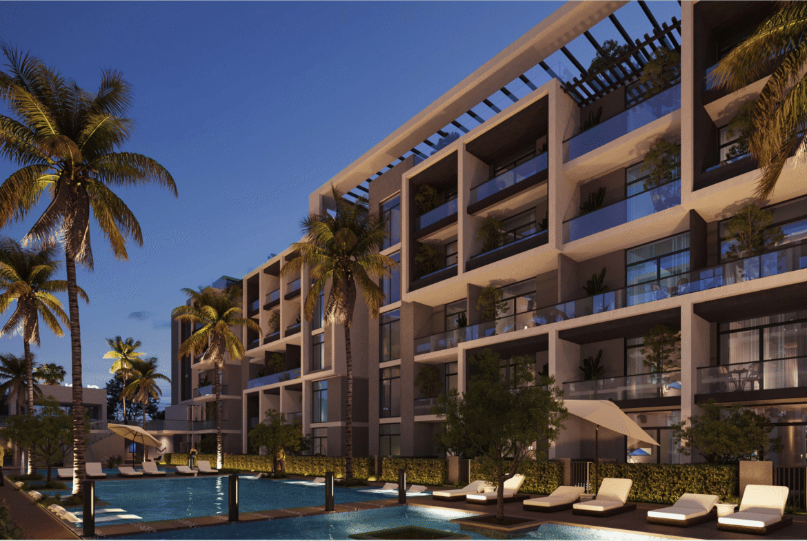 Resort-style swimming pool at Clan Residents Hurghada