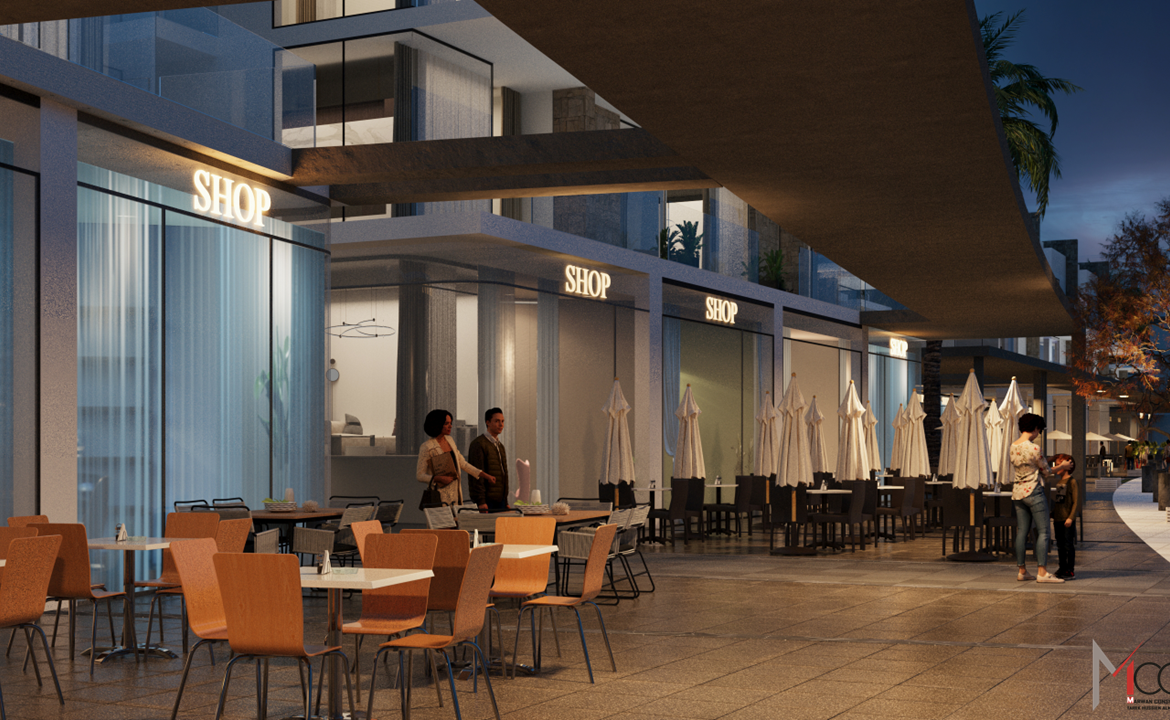 Contemporary residential development at Long Beach Residence Hurghada