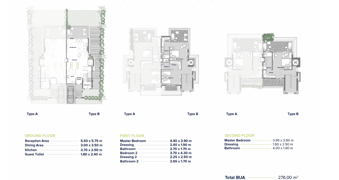 Twin villa lagoon layout at Lavaya Hurghada Residences with lagoon view and waterfront design
