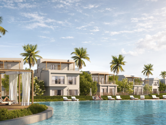 Makadina Makadi Bay waterfront serviced homes with modern architecture and Red Sea views