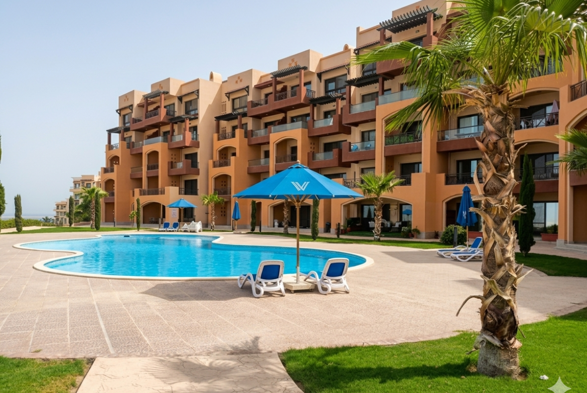 Ready to Move Apartments in Hurghada with modern beachfront residences and Red Sea views