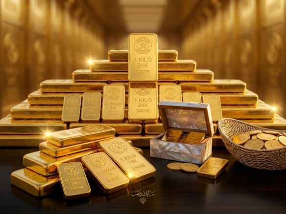أسعار الذهب اليوم في مصر وسعر عيارات الذهب المختلفة