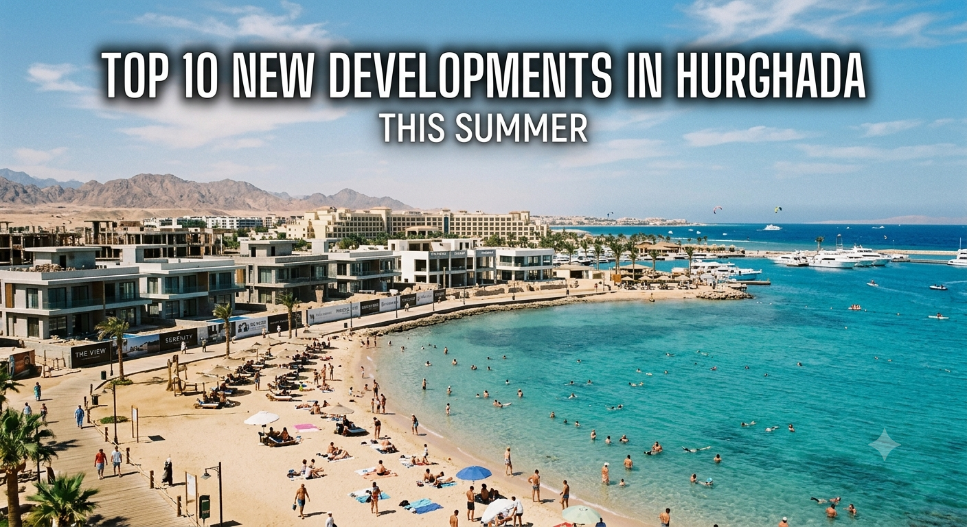 Top 10 New Developments in Hurghada featuring modern beachfront properties and luxury resorts