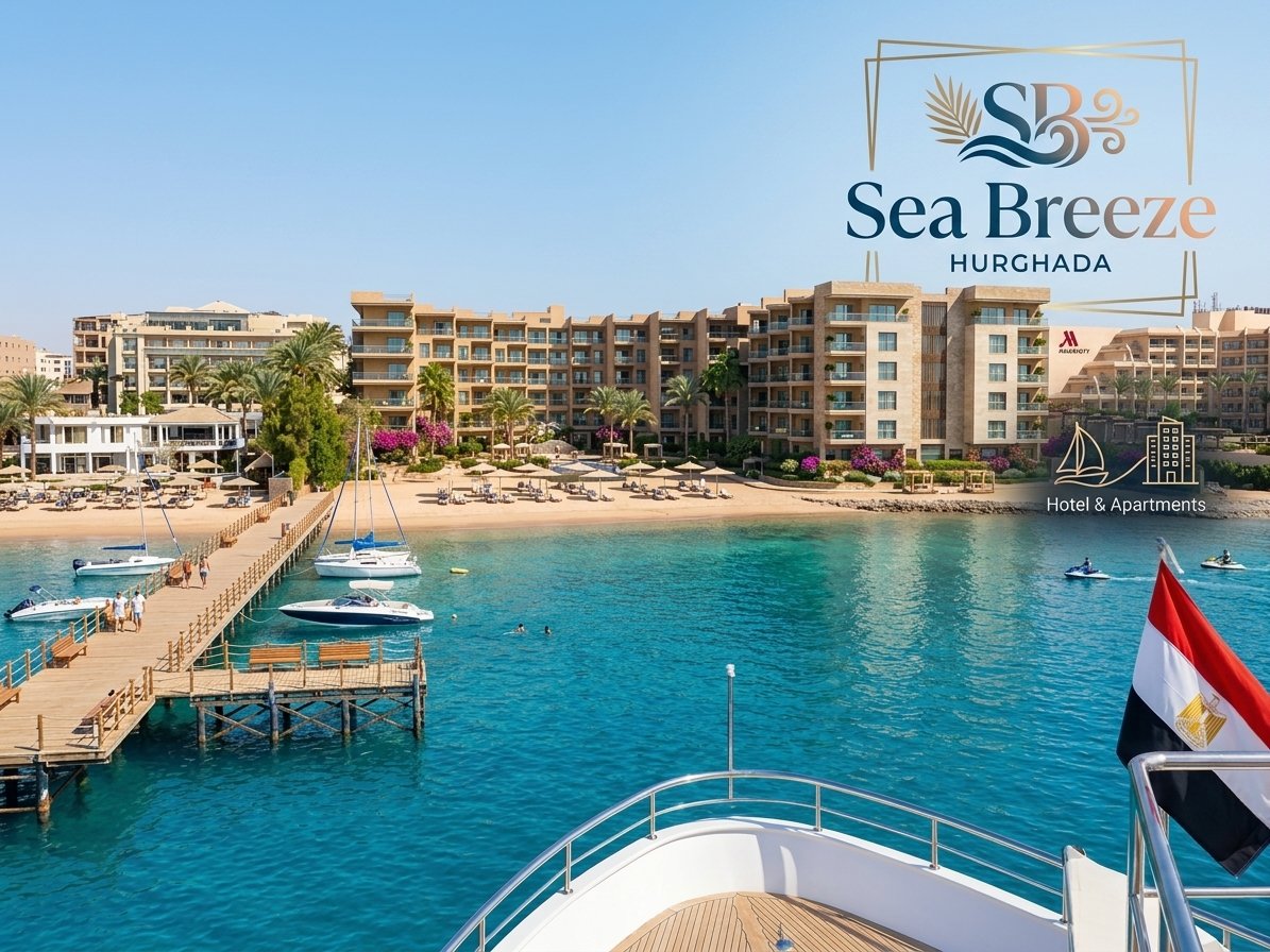 Sea Breeze Resort Hurghada with modern seaview apartments and resort facilities