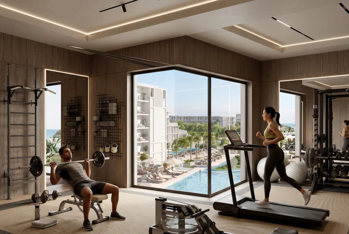 Gym and fitness center at ALDAU PENTA Hurghada