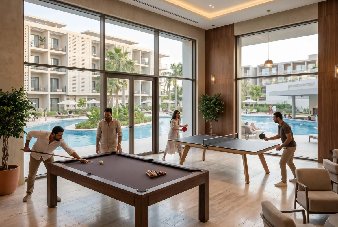 Entertainment rooms at ALDAU PENTA Hurghada
