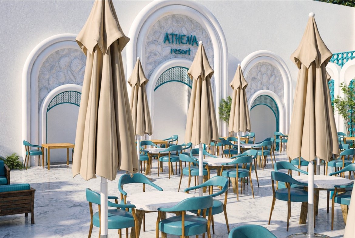 Restaurants and cafés at Athena Resort Hurghada